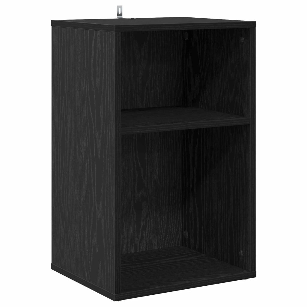 Mobile porta vinili Rovere Nero 38 x 33 x 61 cm 8012859