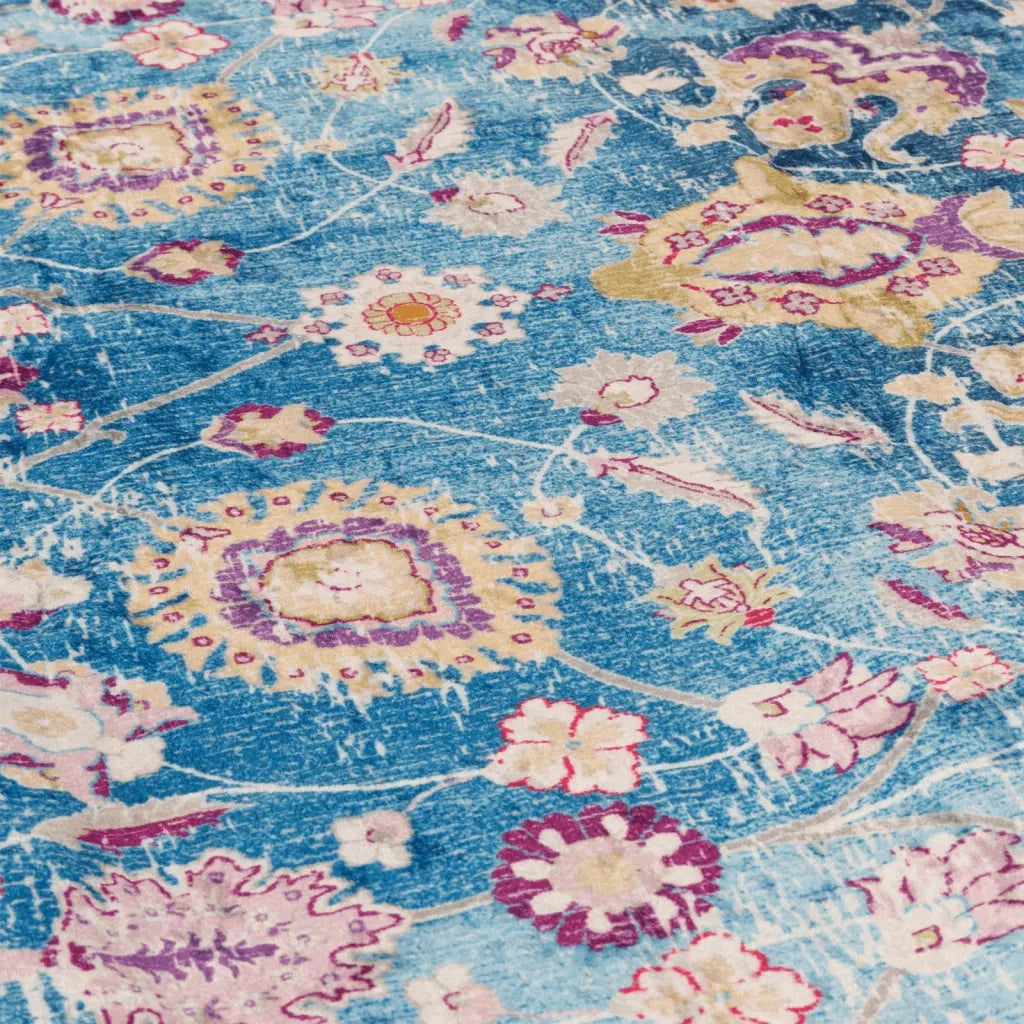 Tappeto Lavabile Multicolore Ã˜ 120 cm Antiscivolo