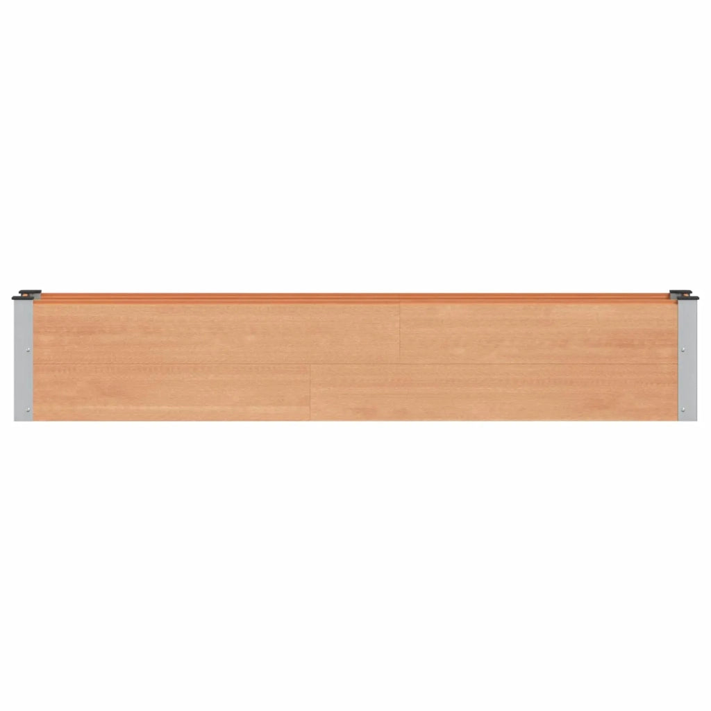 Letto rialzato da giardino Marrone 200 x 30 x 36 cm