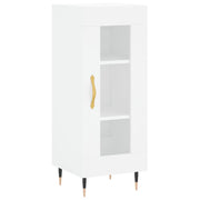 Buffet credenza cassettiera mobiletto mobile contenitore organizer per cucina soggiorno salotto 34,5 x 34 x 90 cm legno ingegnerizzato bianco 02_0030276