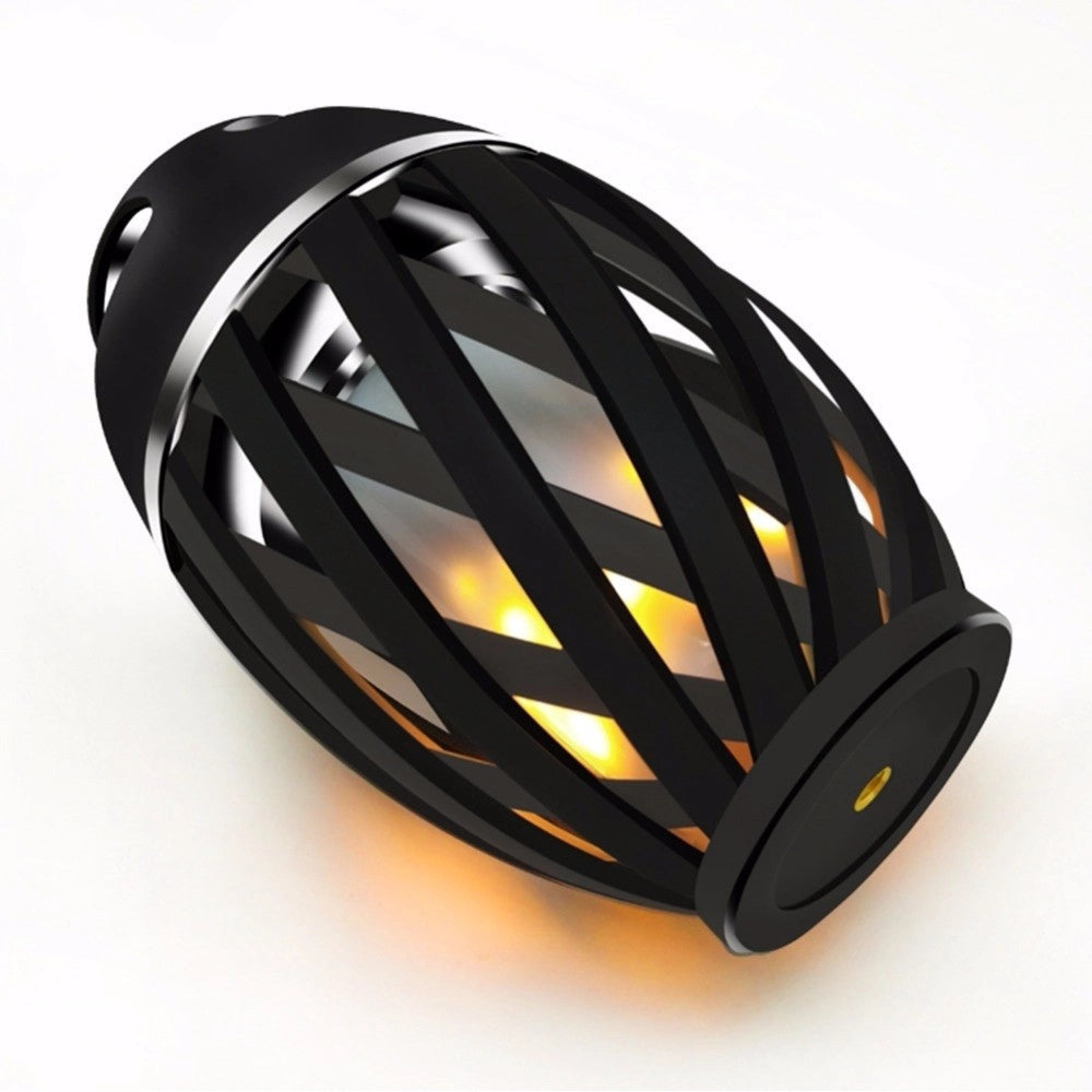 Trade Shop - Cassa Speaker Flame Light Led Bluetooth Portatile Senza Fili Tf Mp3 Bt4.2 -