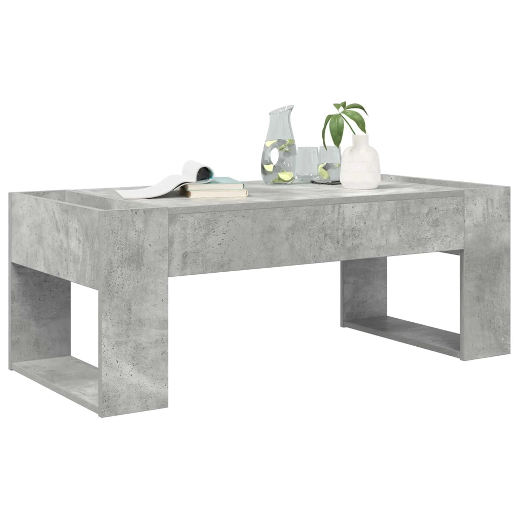 Tavolino da salotto Grigio cemento 110 x 50 x 41 cm