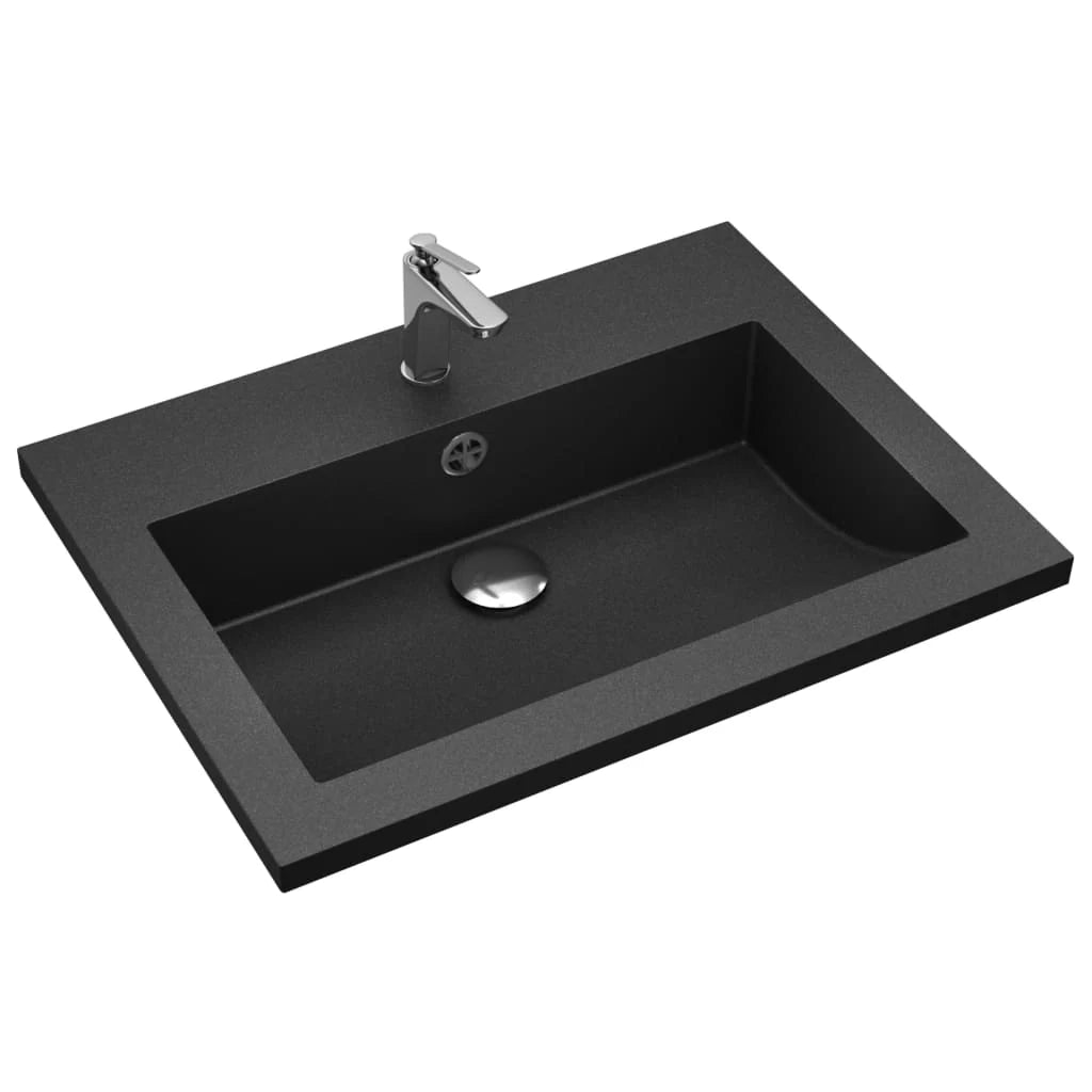 Lavandino da bagno 60 x 45 cm in granito nero 02_0002562
