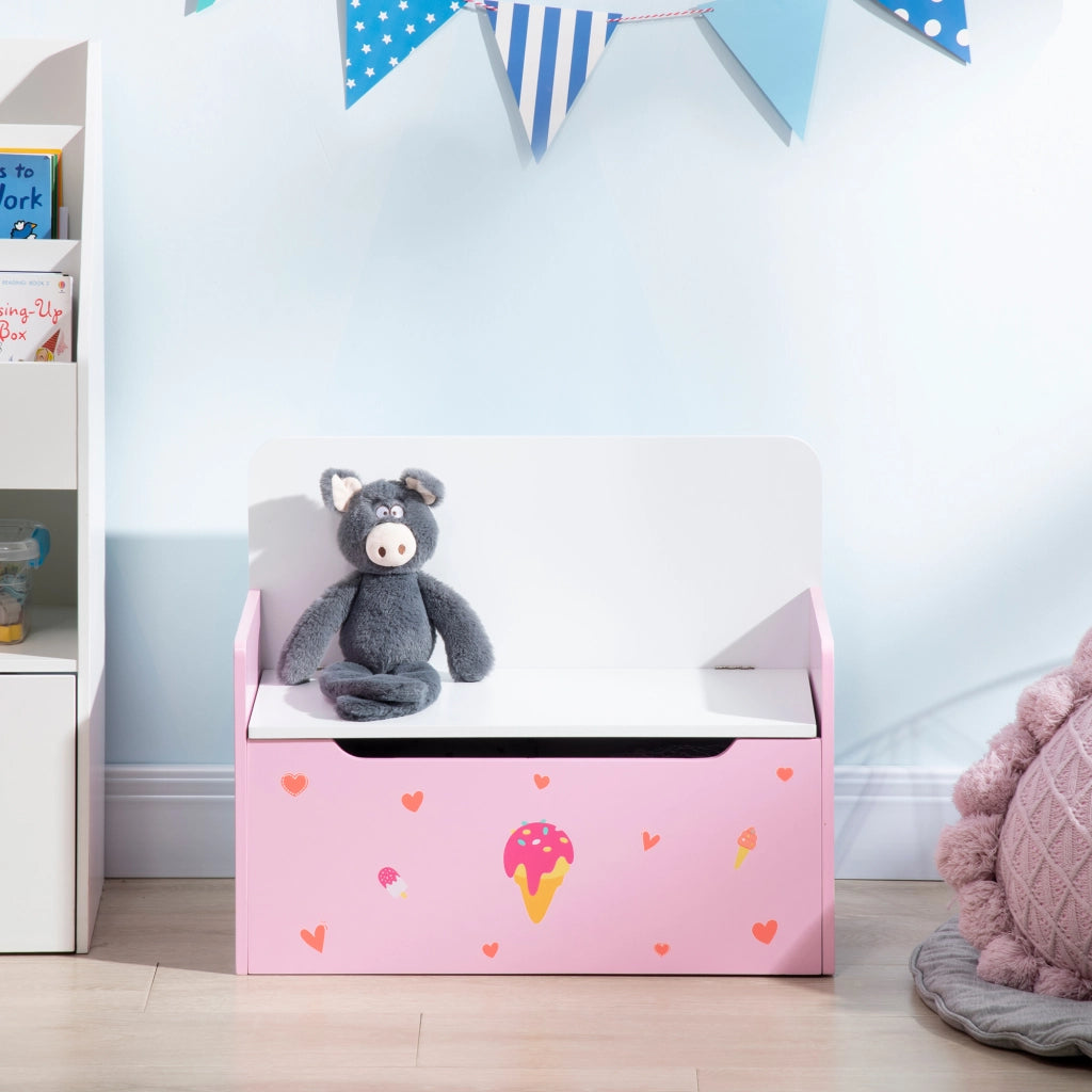 Banco con Ba¨´l per Bambini ¨C zephmum ¨C 60x30x50 cm Rosa