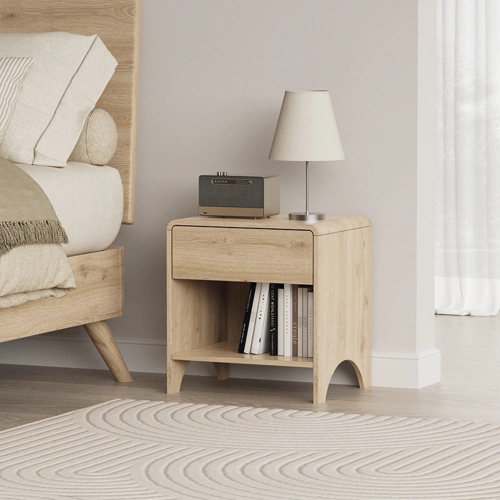 Vicco Comodino Rovere Set di 2