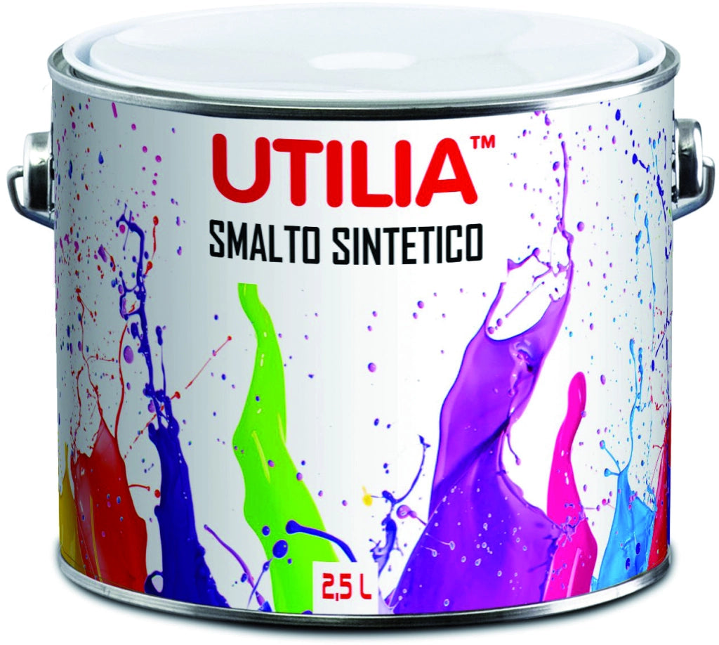 Utilia SMALTO SINTETICO lt. 2,5 Nero lucido 2.00 pz