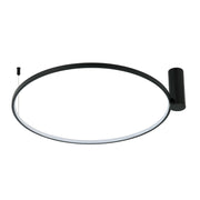 Plafoniera LED Ring CCT 50W Ø90cm nera Light Prestige