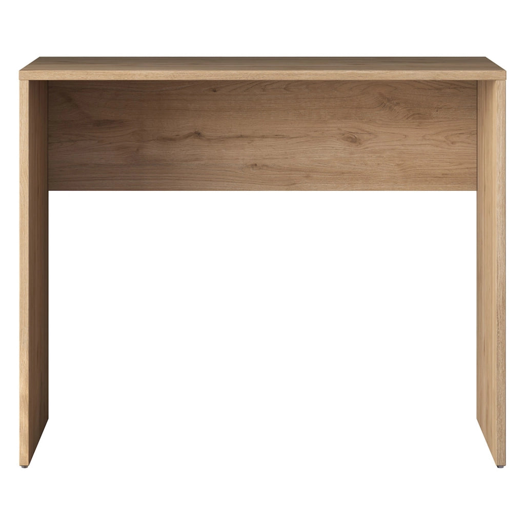 Urio, Scrivania un Ripiano, 90x40x73h cm Marrone Rovere