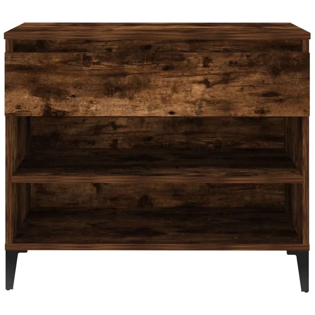 Scarpiera | Mobile per scarpe Rovere Fumo 70x36x60 cm in Legno Multistrato