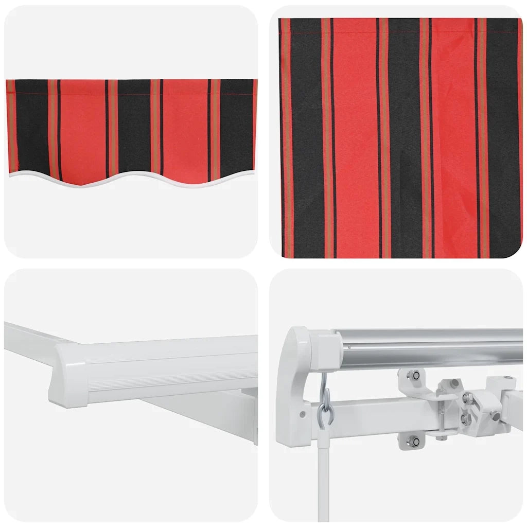 vidaXL Tenda Retrattile Multicolore 300 x 200 cm
