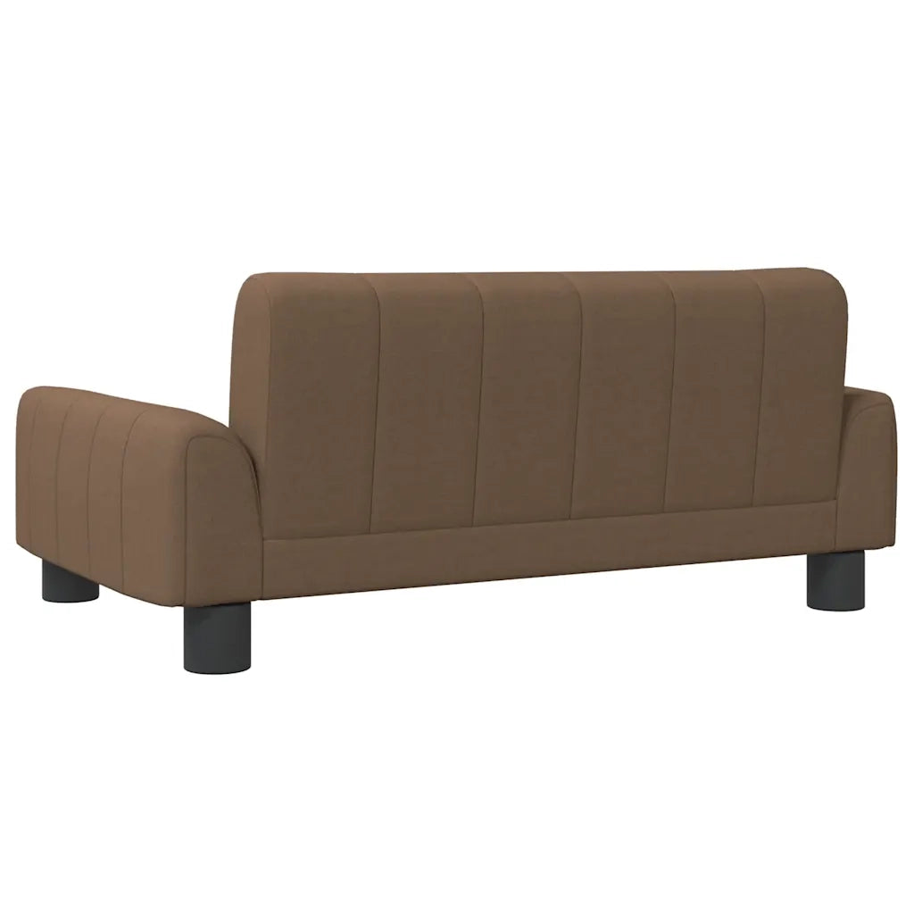 Divano per Bambini-Sofa-Divanetto Marrone 70x45x30 cm in Tessuto 601617