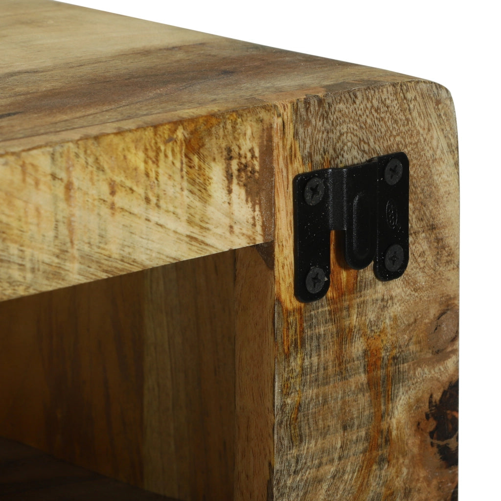 Mobile TV 100x32x36 cm Legno Massello Mango