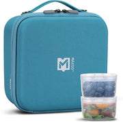 Isolata portatile per bambini e adulti, piccola borsa per pranzo, isolamento a tre strati, mantiene caldo e freddo, borsa da pranzo trasportabile, borsa per pranzo per lavoro, viaggio, ufficio, picnic, blu