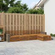 Set di divani da esterno 5 pcs Naturale