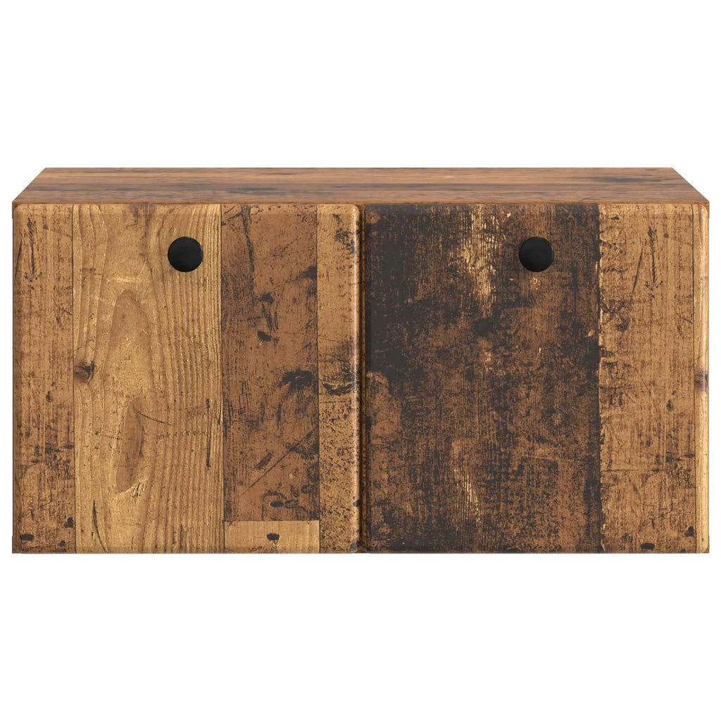 Mobile Porta TV da Muro 59,5 x 41 x 30 cm Legno antico 899193