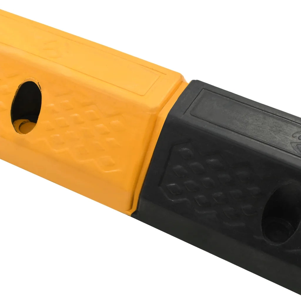 Delimitatori di Parcheggio 2 pz in Gomma 49x15x9 cm 142838