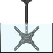 Sostegno TV per plafoni per la maggior parte delle TV da 24 a 65 pollici piane e curve fino a 45 kg, massimo VESA 400x400 mm, sostegno TV regolabile in altezza per plafoni piani o inclinati, EV3015