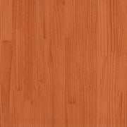 vidaXL Letto a Castello Marrone Cera 90x200 cm in Legno di Pino