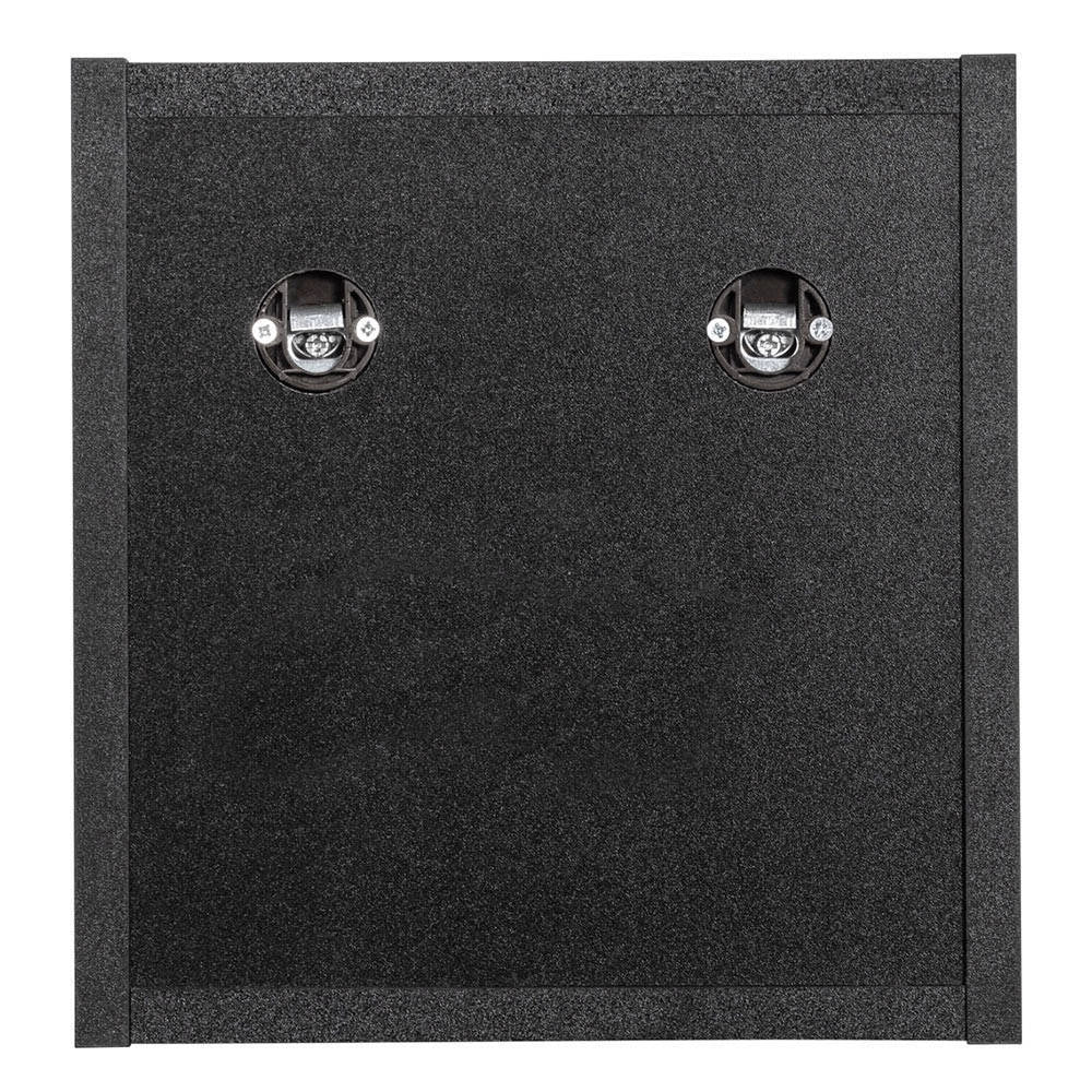 Mensola dal design senza tempo per soggiorno camera da letto mobiletto da parete per bagno 27 x 25 x 21 cm nero 03_0011237