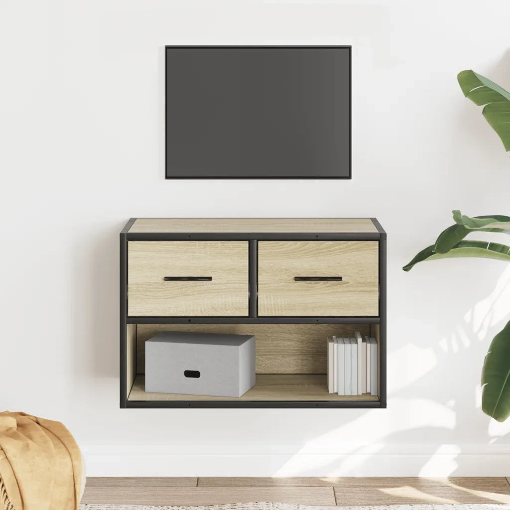 Mobile TV | Armadietto TV | Mobile Porta TV Rovere Sonoma 60x31x39,5cm Legno Multistrato Metallo