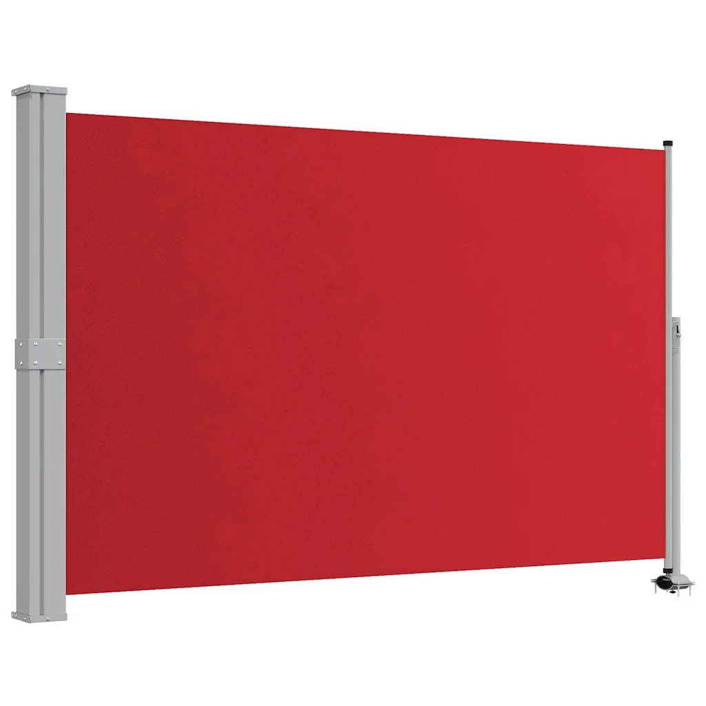 Tenda Laterale Retrattile per Patio 160x300 cm Rossa
