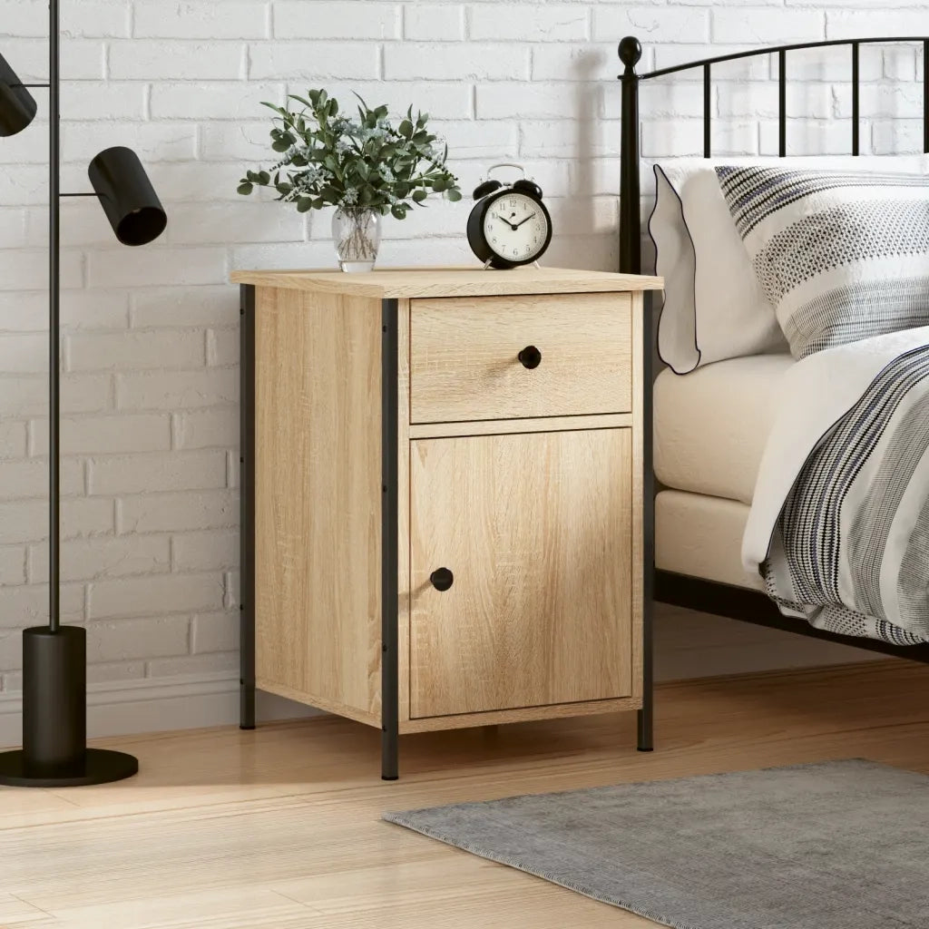 Comodino Rovere Sonoma 40x42x60 cm in Legno Multistratocod mxl 127509