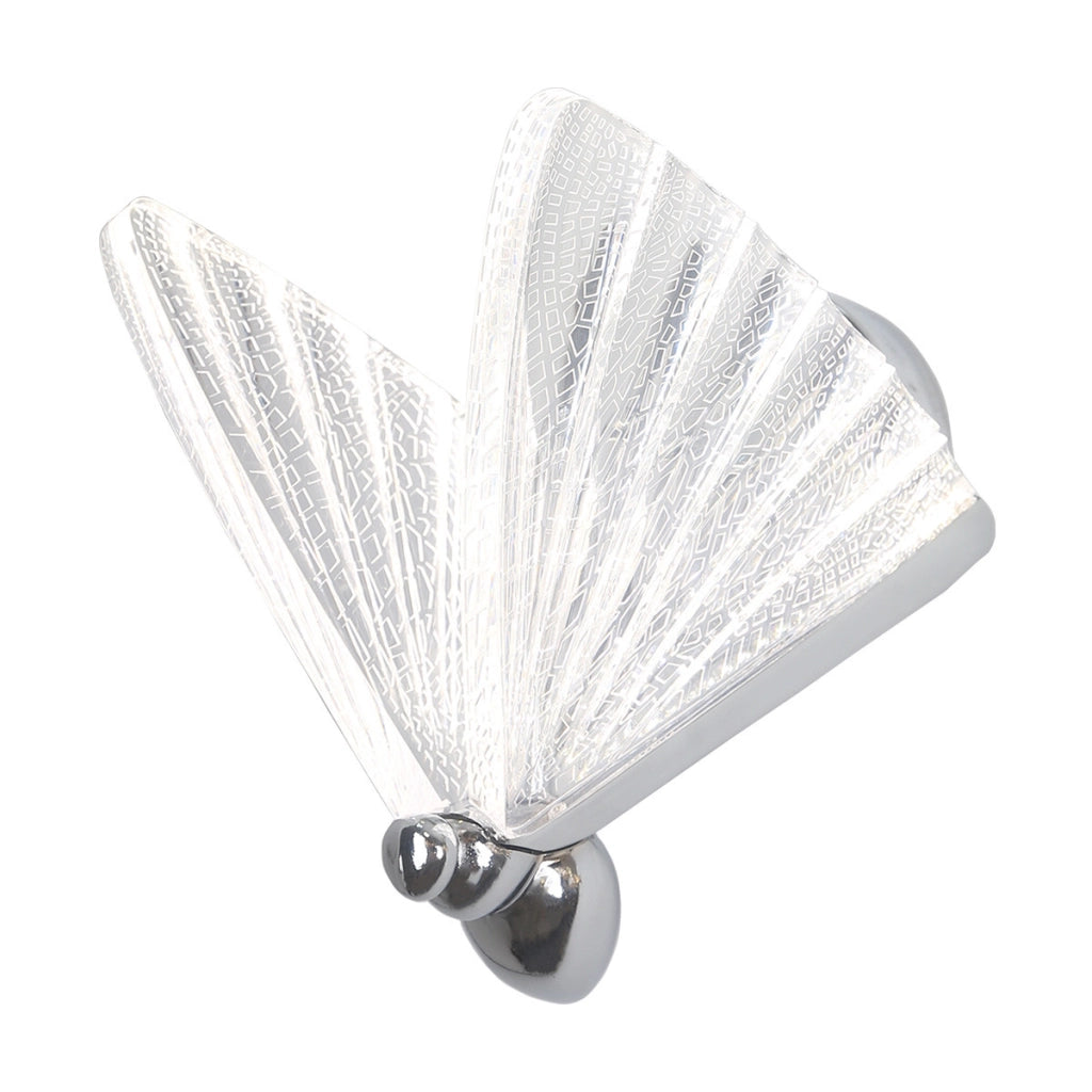 Applique Mariposa farfalla cromata LED 8W CCT LightPrestige