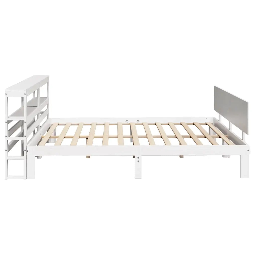 Giroletto con Testiera senza Materasso Bianco 180x200 cm 3306093