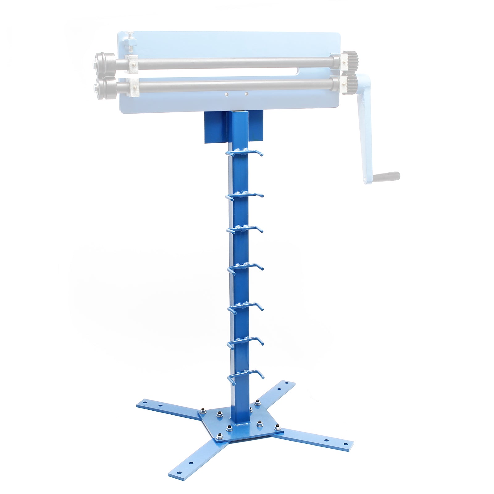 Cavalletto di supporto per bordatrice manuale con porta matrici