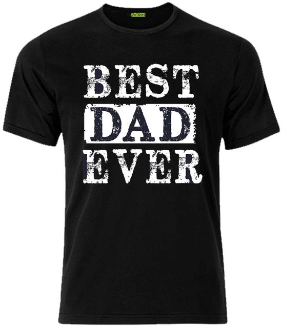 Maglietta 100% cotone - Design "Miglior Papà di Sempre" - Tessuto soffice e confortevole - Sostenibile - Adatto a lavaggio in lavatrice e asciugatrice - Maniche a doppia manica - Maglietta grafica