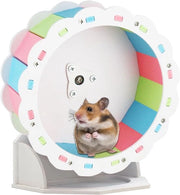 Giratoria Silenziosa per Hamster - Felicità di Corse Senza Fine - Diametro 22 cm (Assemblaggio Richiesto)