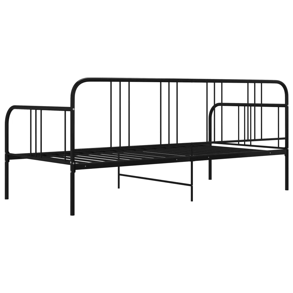 Divano letto | Sof¨¤ letto | Letto singolo Telaio Nero in Metallo 90x200 cm