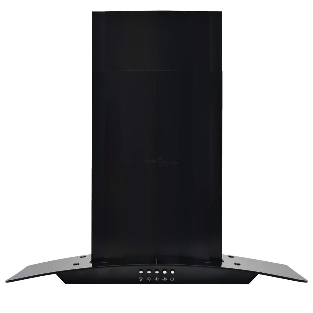 Cappa aspirante a parete in acciaio inox 756 m³/h 60 cm nero 02_0005876
