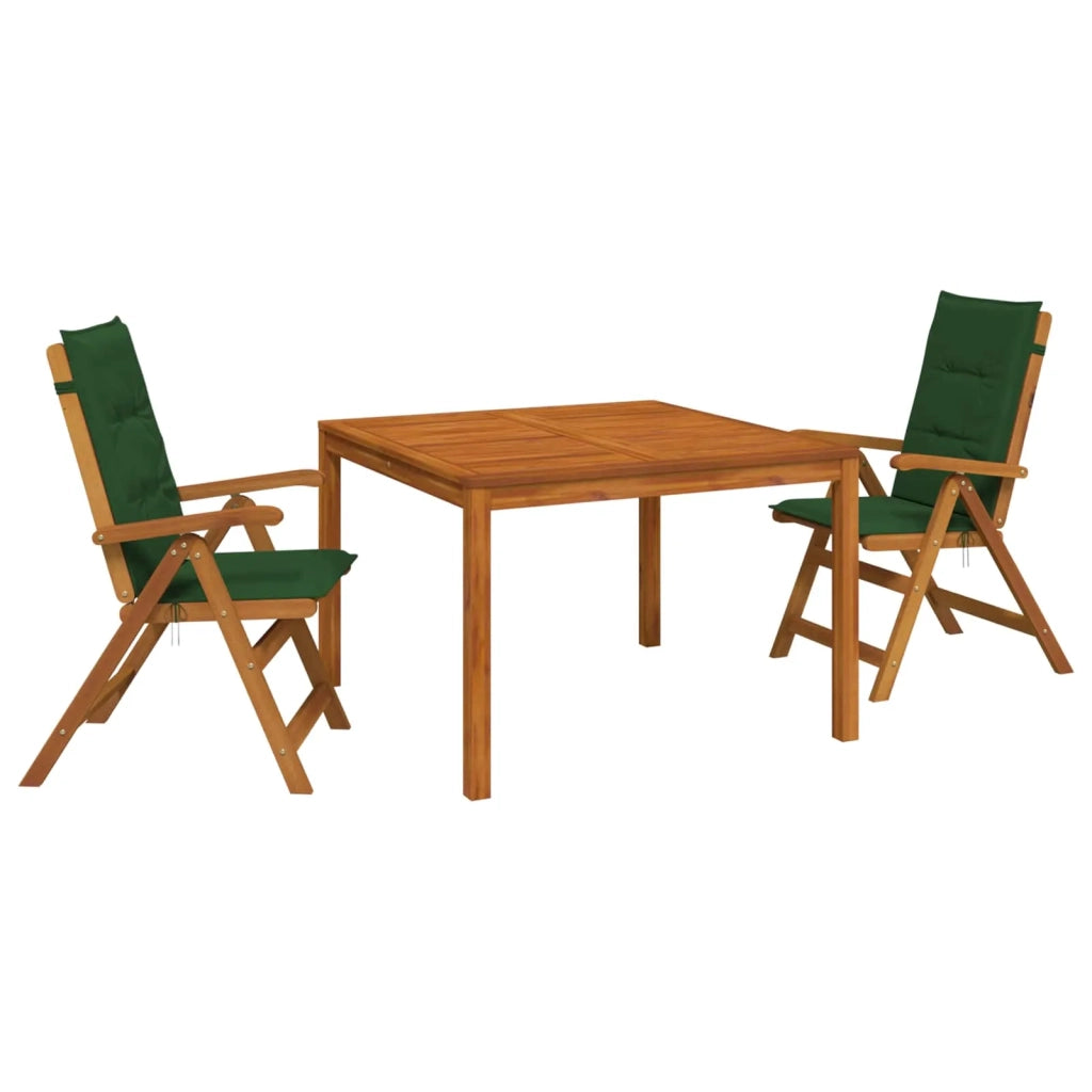 Set da pranzo da giardino 3 pezzi 3 pz Naturale 3434613