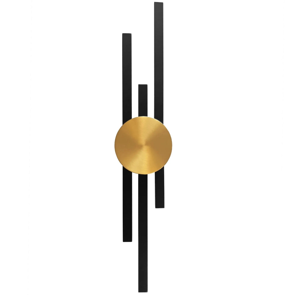 Lampada Da Parete Led App1437-w Black Gold