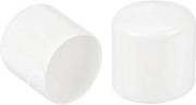 Flessibili in gomma rotondi 8 pezzi - 41 mm - Bianchi - Per tubi e mobili