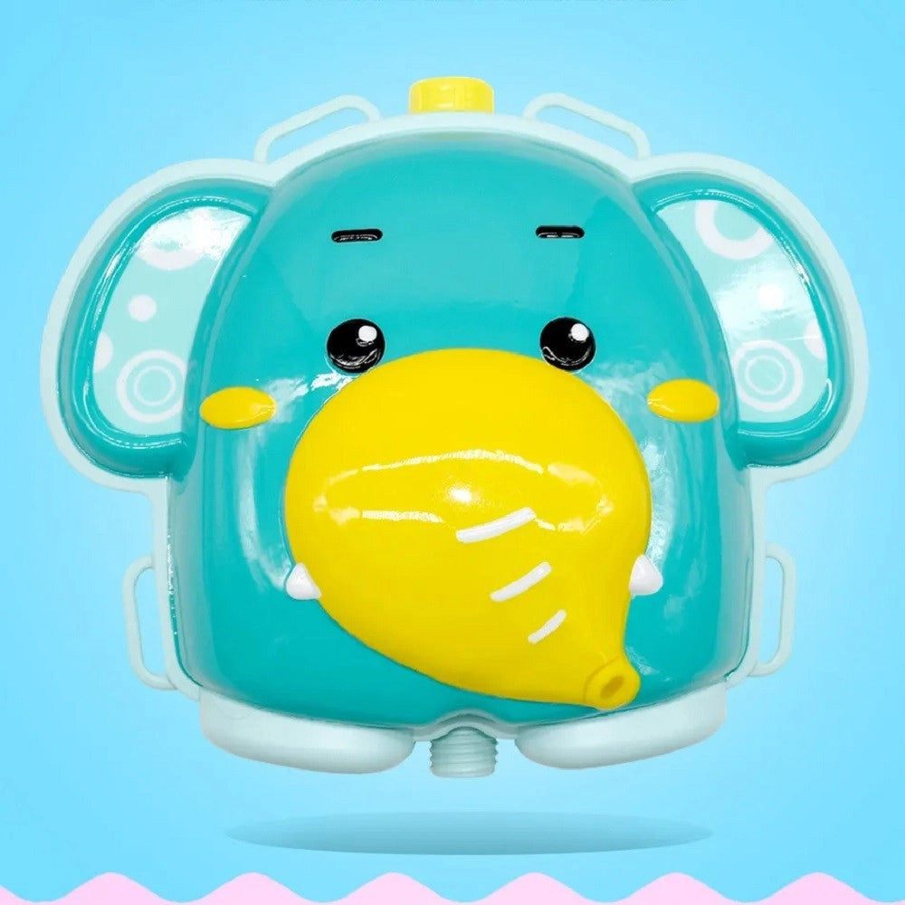Trade Shop - Zaino Con Pistola Ad Acqua Elefante Per Estate Piscina Spiaggia Giochi Bambini -