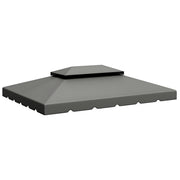Tenda da giardino ¨C zephmum ¨C grigio chiaro tessuto poliestere 4x3 m