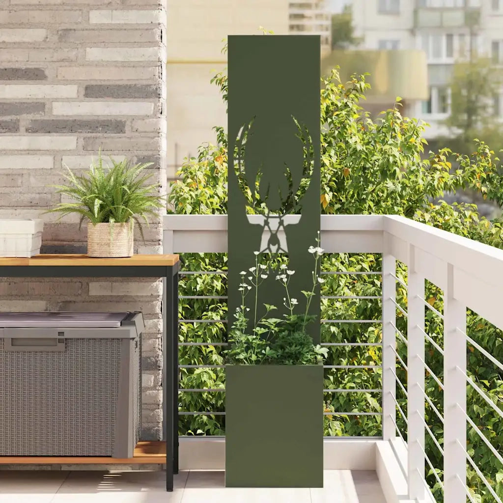 Schermo per privacy in giardino Oliver verde 32 x 32 x 150 cm CFW2332821