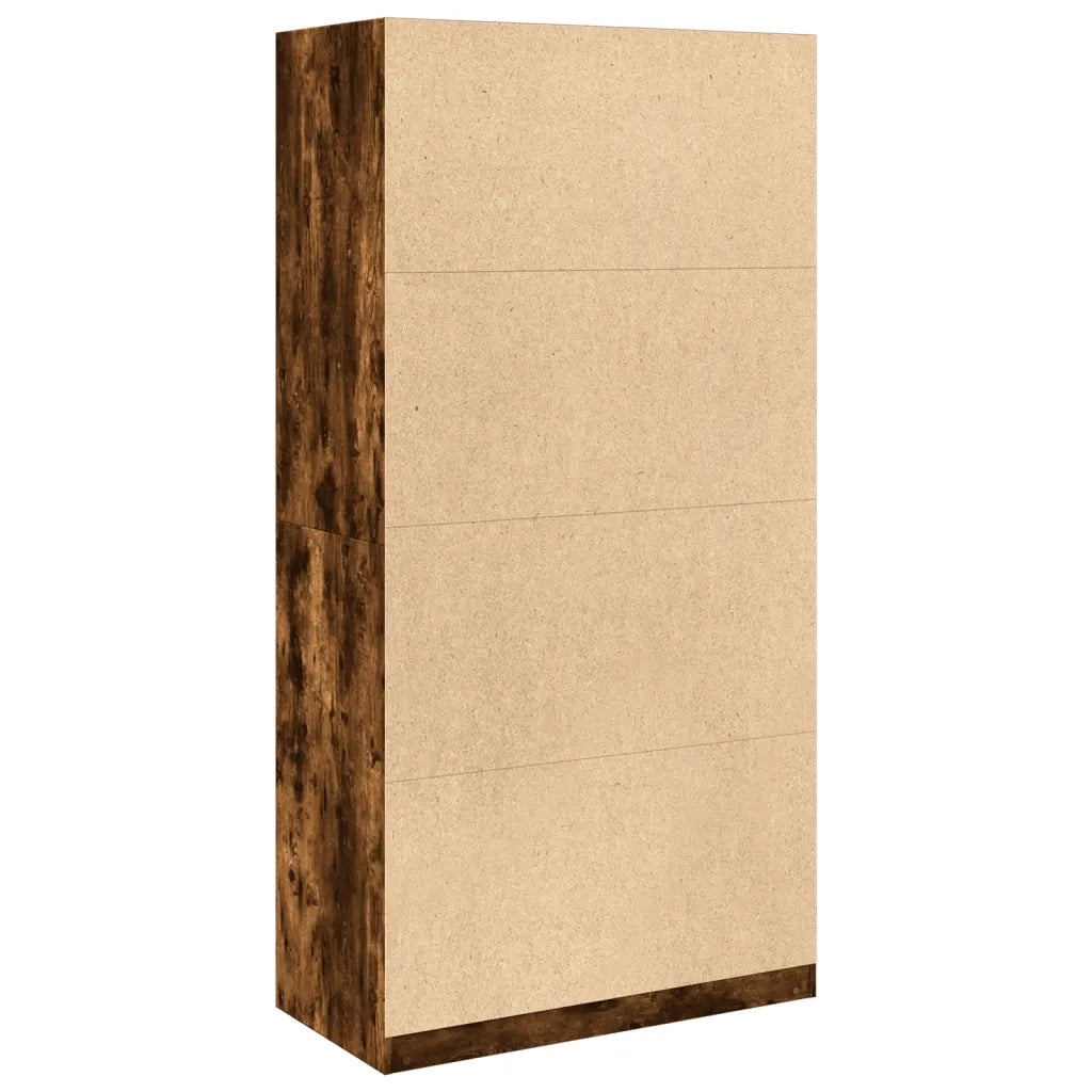 Armadio Rovere Fumo 100x50x200 cm in Legno tecnico CFW1269065