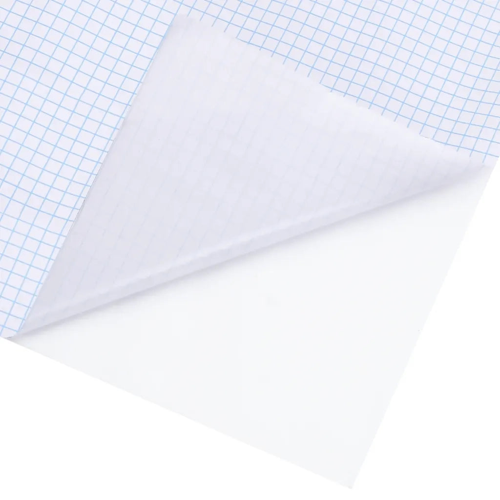 Adesivi per Mobili Autoadesivi Bianco Opaco 90x500 cm in PVC 3206480