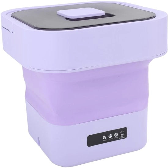 Mini waschinautomatica portatile con centrifuga - 10 litri - Con coperchio pieghevole - Adatta per uso domestico e da viaggio - Dimensioni compatte