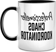 Tazza Divertente Coordinatore del Caos Professionista Regali per il Migliore Chef Regali di Addio per il Capo Regali per i Colleghi Gadget per la Cucina Papà
