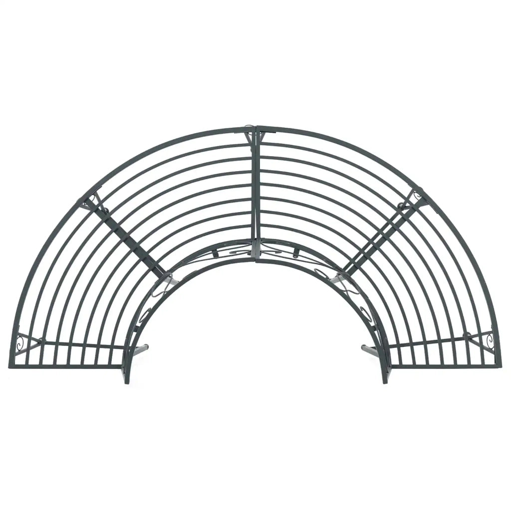 Panchina per Alberi 4-Numero di posti 160 x 80 x 89 cm Acciaio 42029522