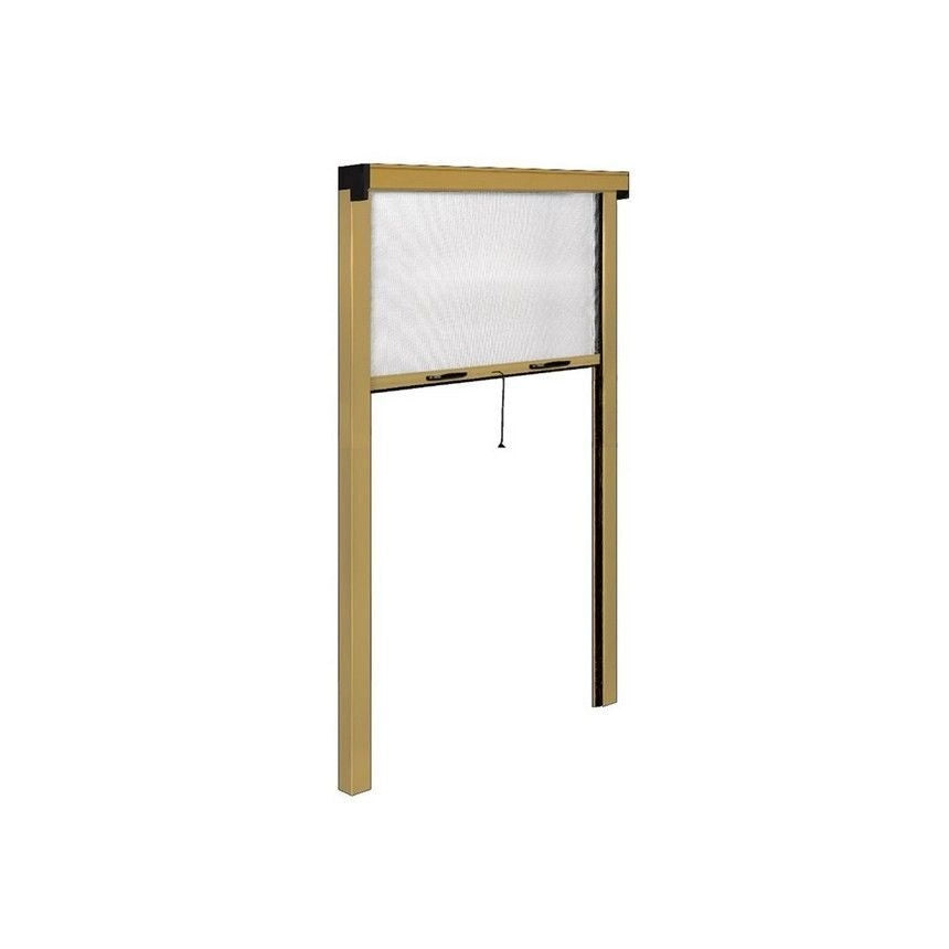 IRS ZV06114025062 Zanzariera Avvolgibile Verticale in Alluminio Riducibile per Porta e Finestra 140x250 cm colore Bronzo