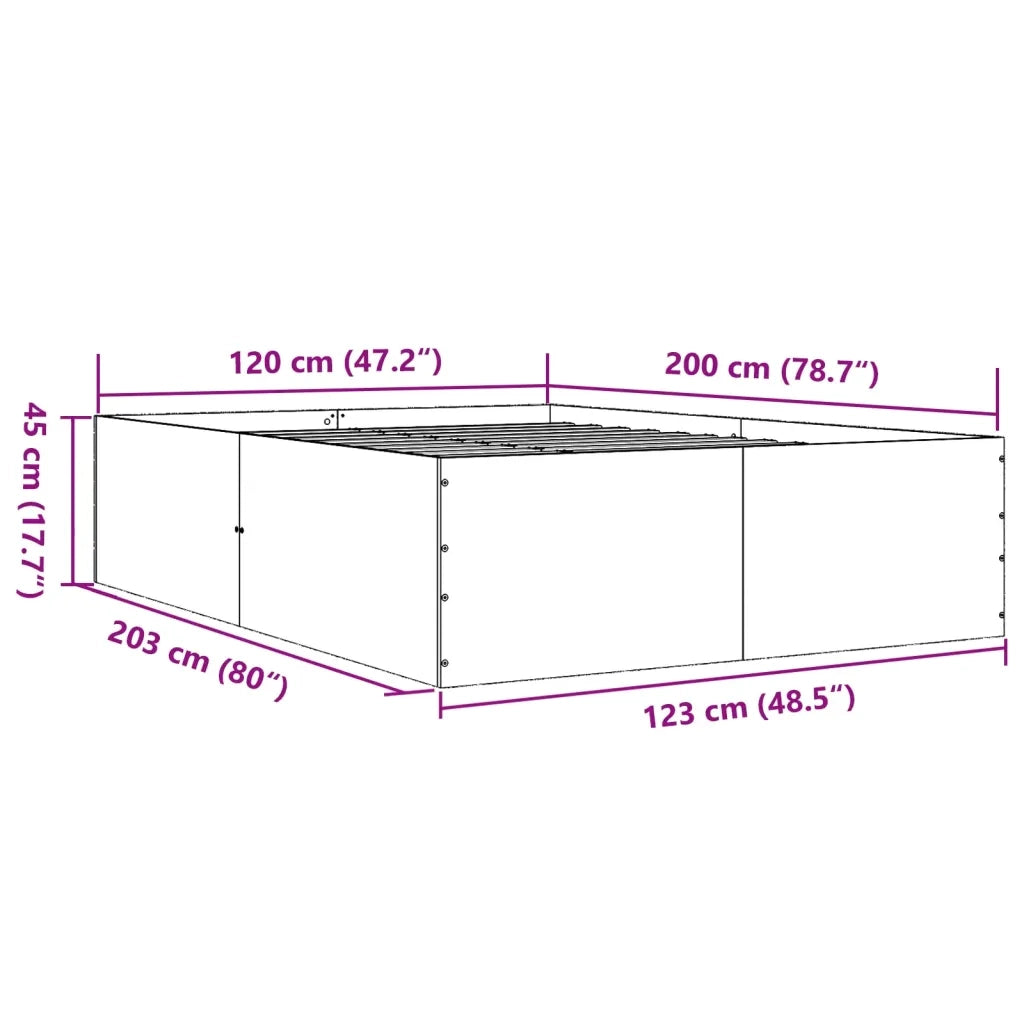 Giroletto Bianco 120x200 cm in Legno Multistrato