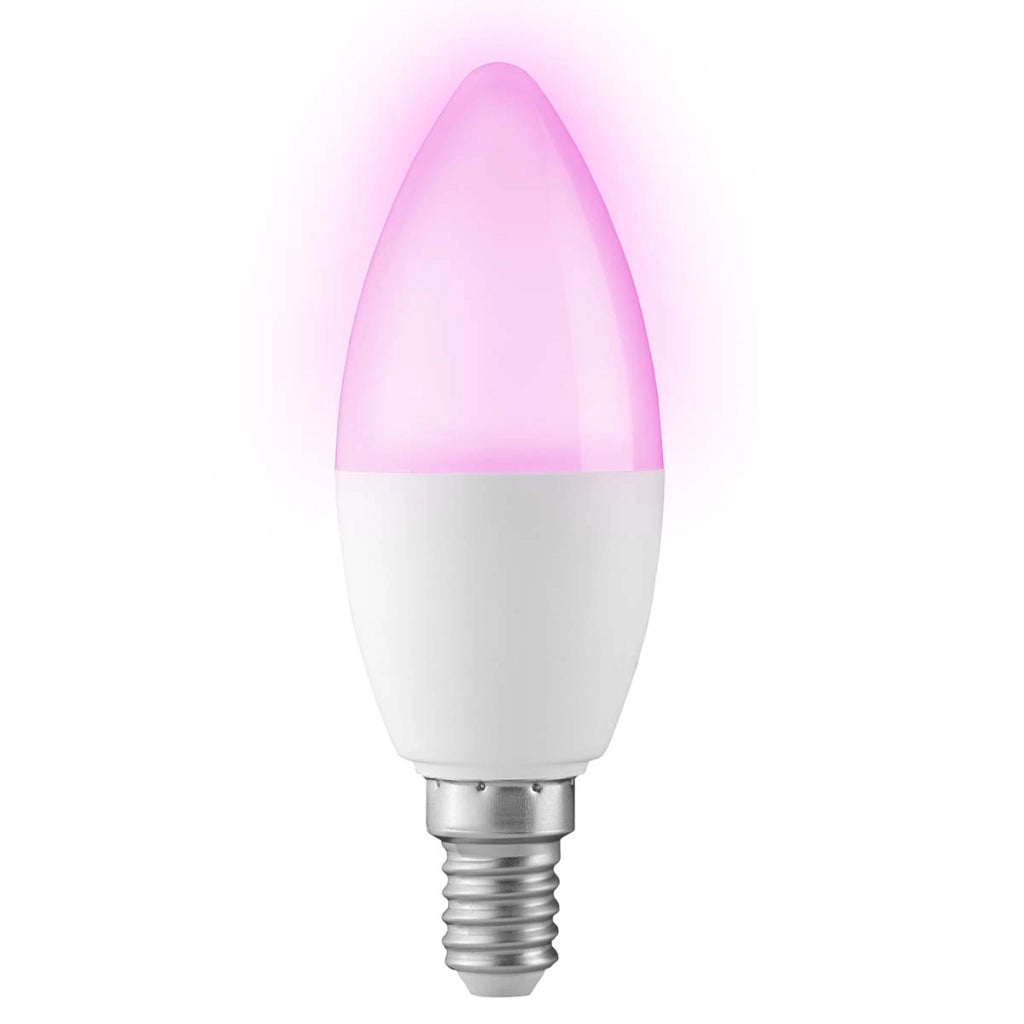 SMARTLIGHT30 Lampadina LED a colori connessa con Wi-Fi E14 5W Alecto Bianco Bianco Alecto