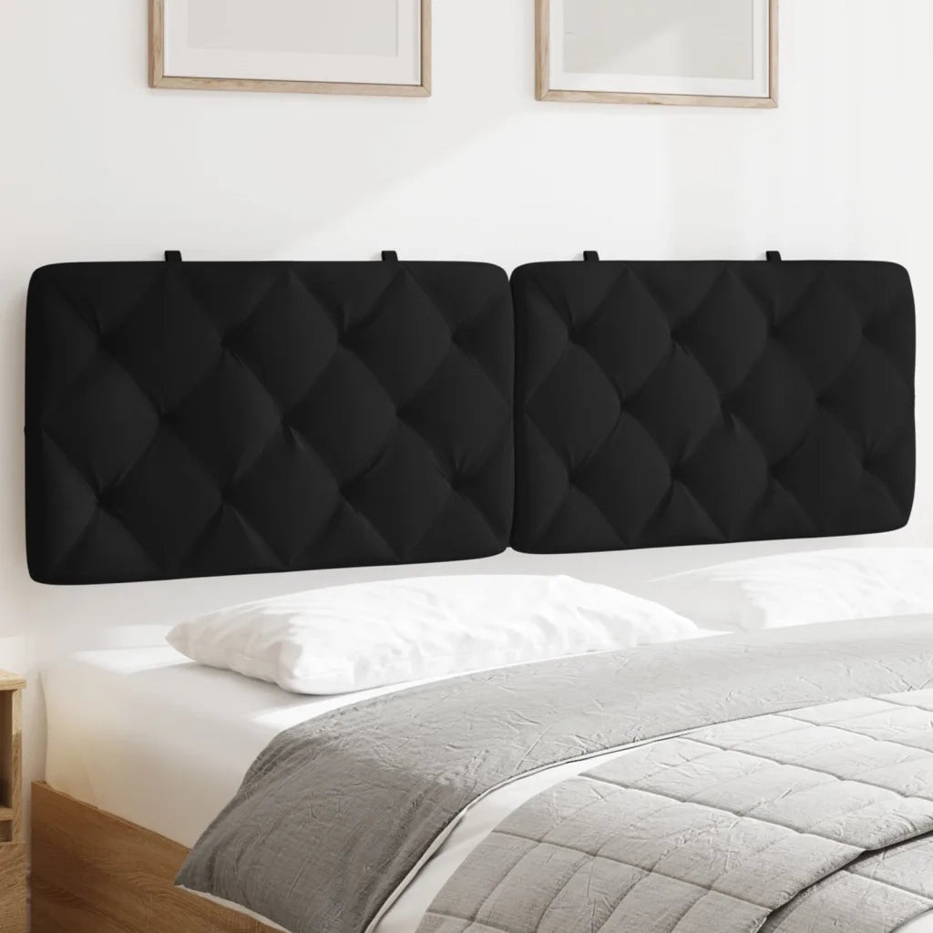 Cuscino Testiera Nero 160 cm in Velluto CFW5578160