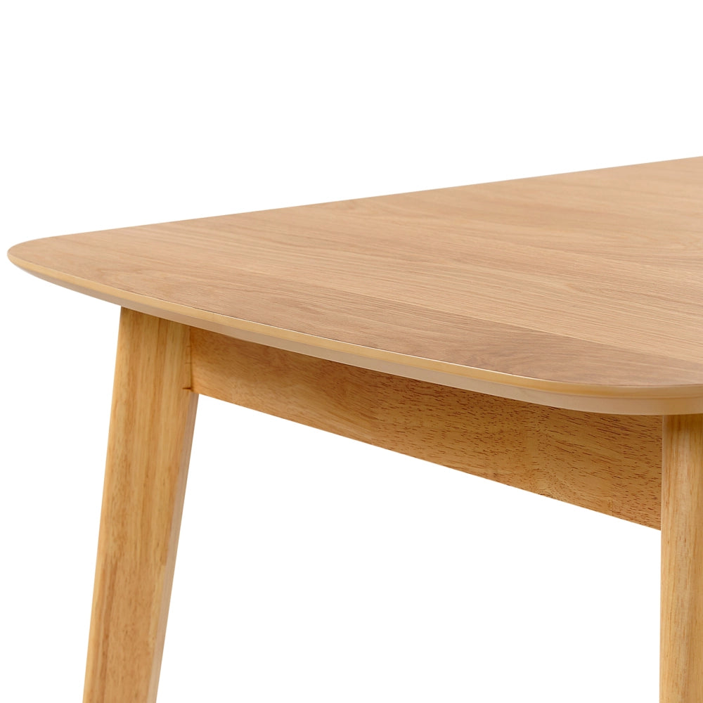 Tavolo da pranzo in legno di rovere chiaro 150/190 x 90 cm allungabile con gambe in legno Stile scandinavo