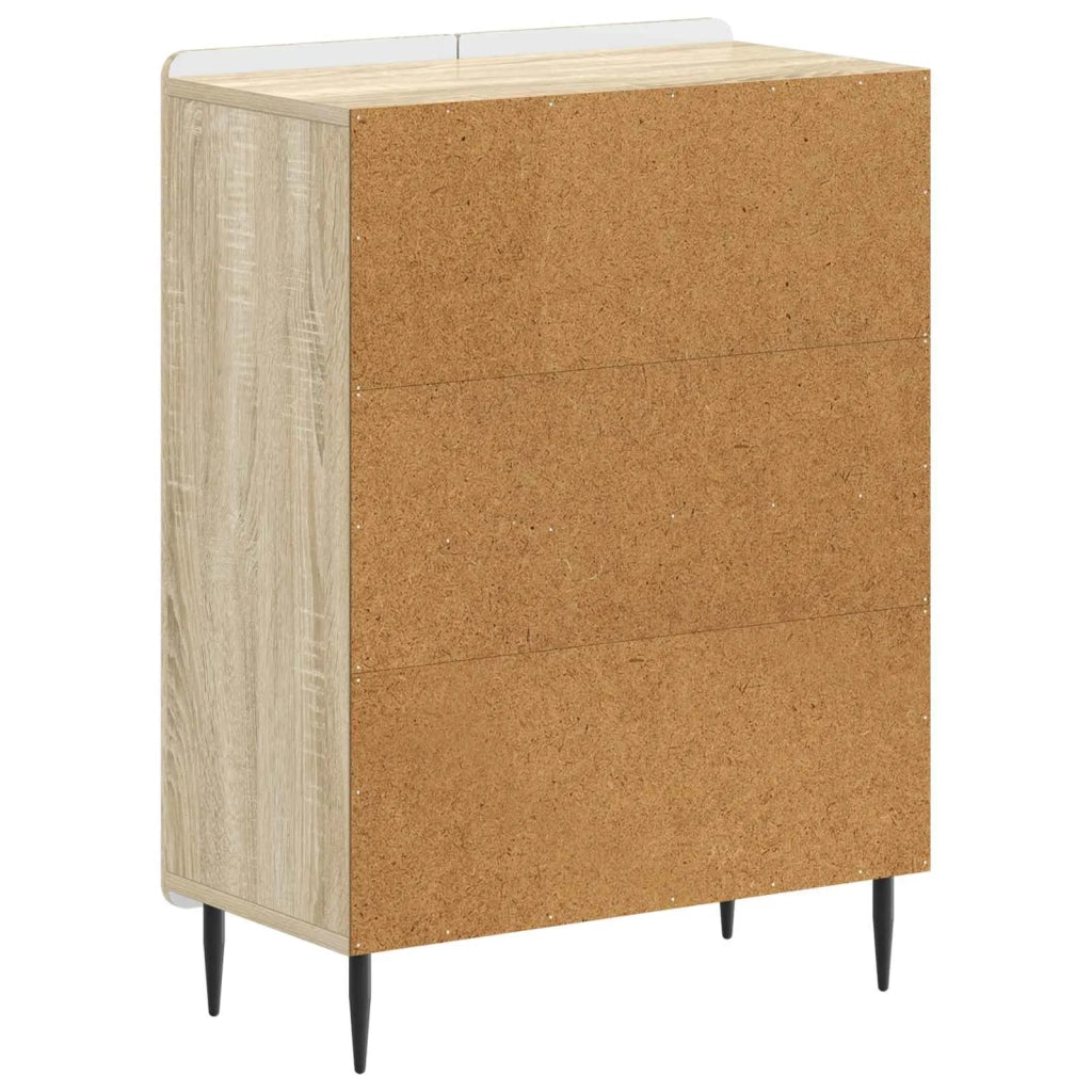 Mobiletto da Bagno ZWOLLE Rovere Sonoma 59,5 x 31 x 79,5 cm 896397